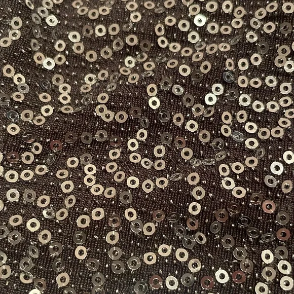 2010 HOT VIBE EXPRESS silver sparkly tank top. Size S. - Picture 2 of 3